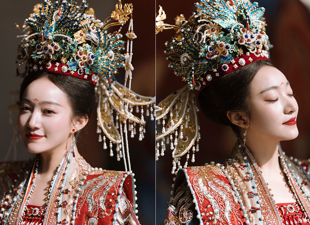 润尚美妆造型,新娘跟妆,时尚新娘造型,婚礼造型,新娘试妆照