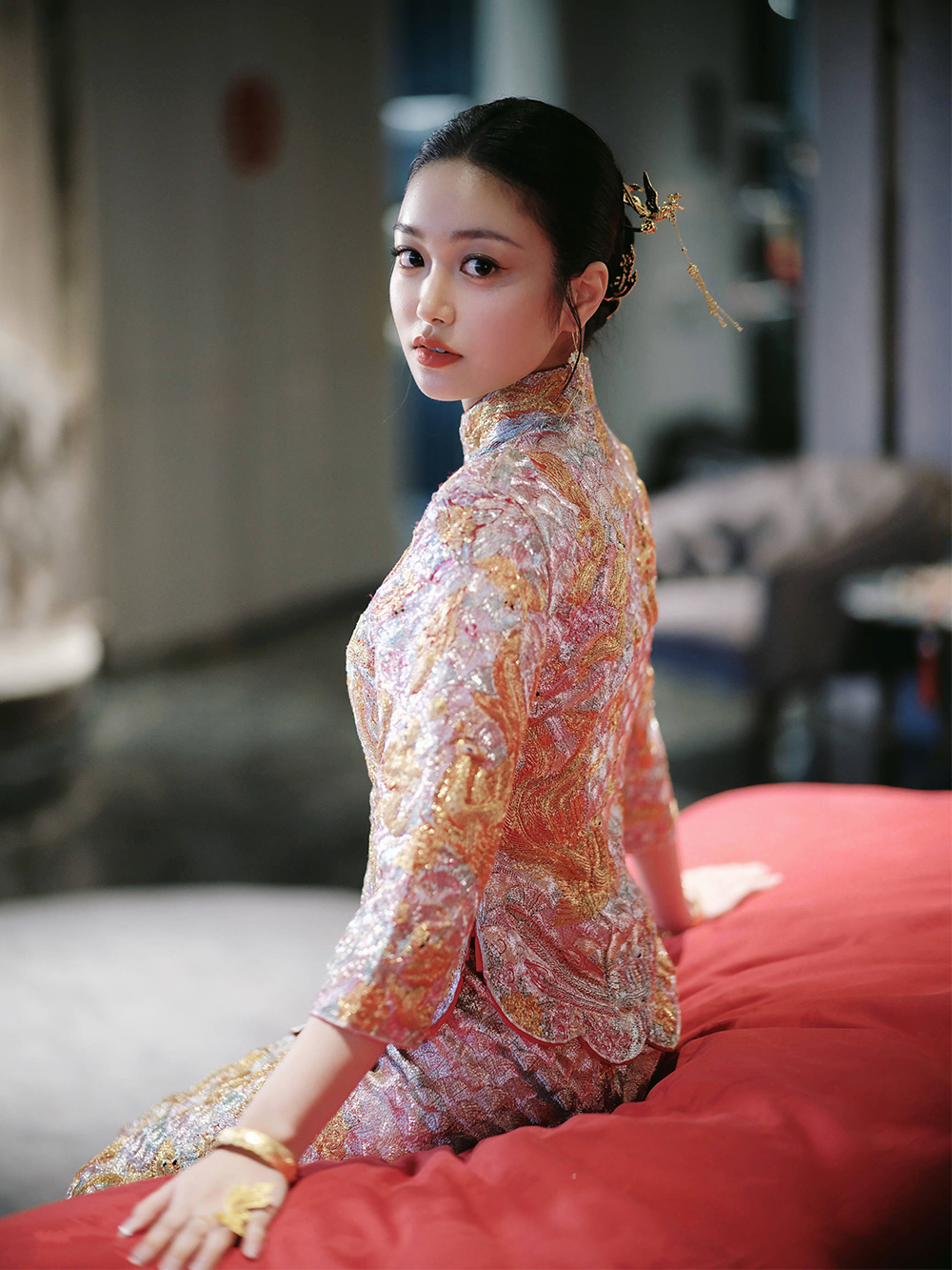 润尚美妆造型,新娘跟妆,时尚新娘造型,婚礼造型,新娘试妆照