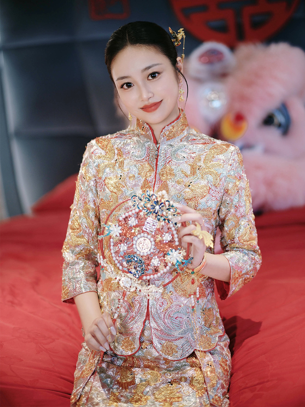 润尚美妆造型,新娘跟妆,时尚新娘造型,婚礼造型,新娘试妆照