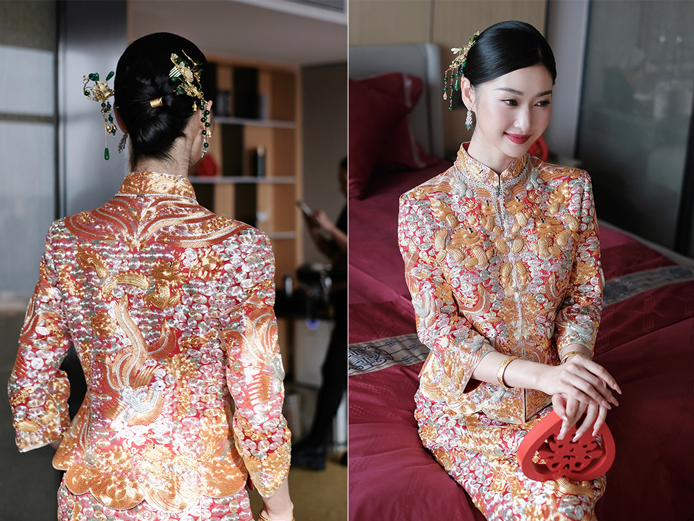 润尚美妆造型,新娘跟妆,时尚新娘造型,婚礼造型,新娘试妆照