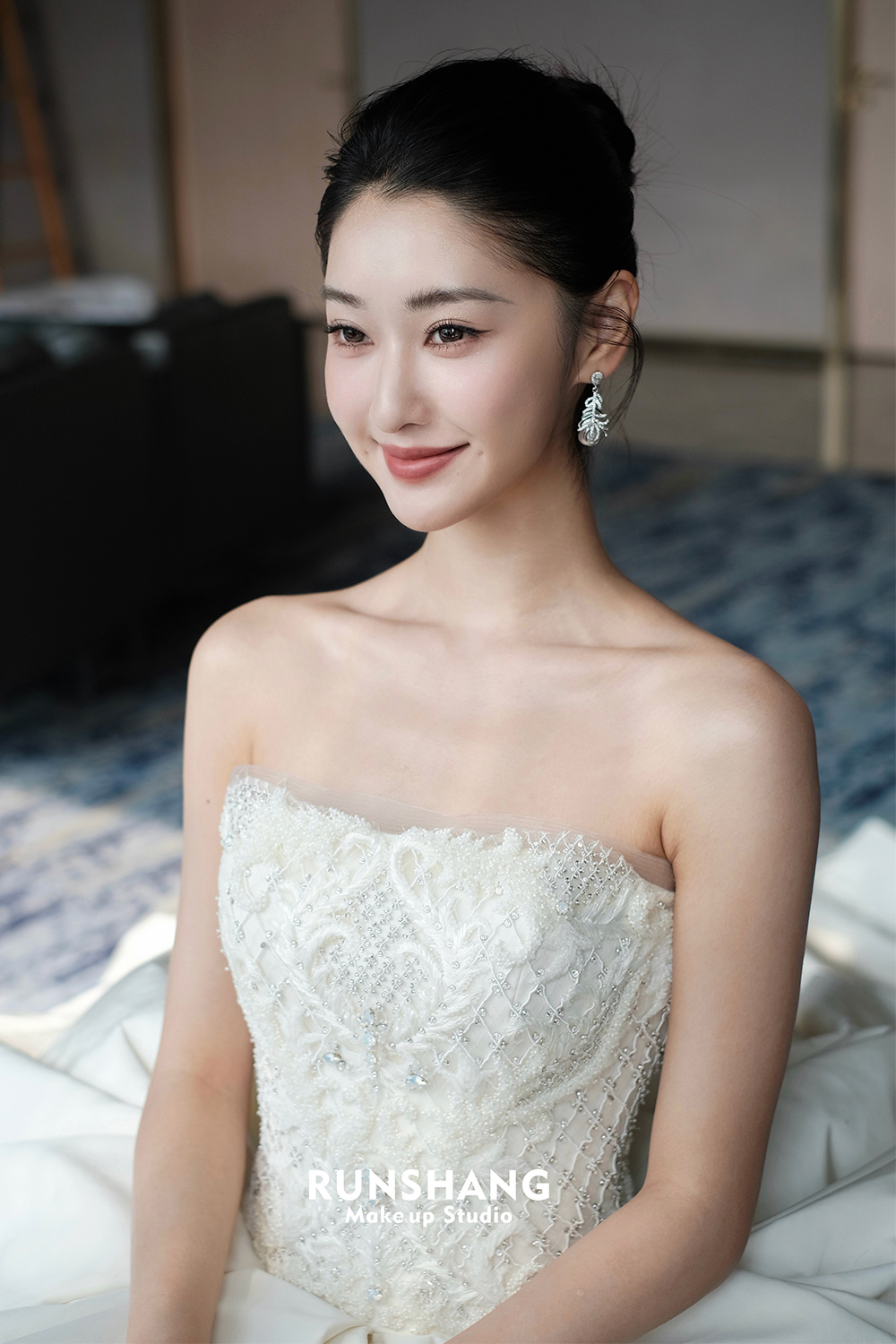 润尚美妆造型,新娘跟妆,时尚新娘造型,婚礼造型,新娘试妆照