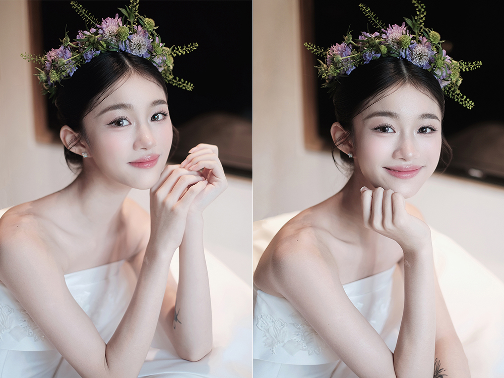 润尚美妆造型,新娘跟妆,时尚新娘造型,婚礼造型,新娘试妆照