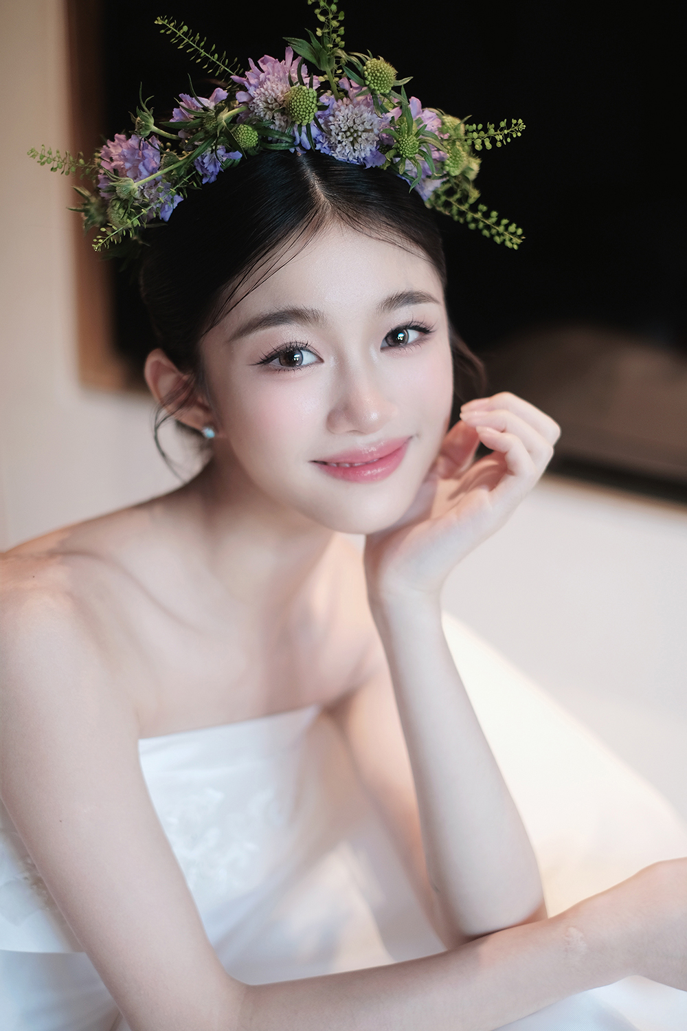 润尚美妆造型,新娘跟妆,时尚新娘造型,婚礼造型,新娘试妆照