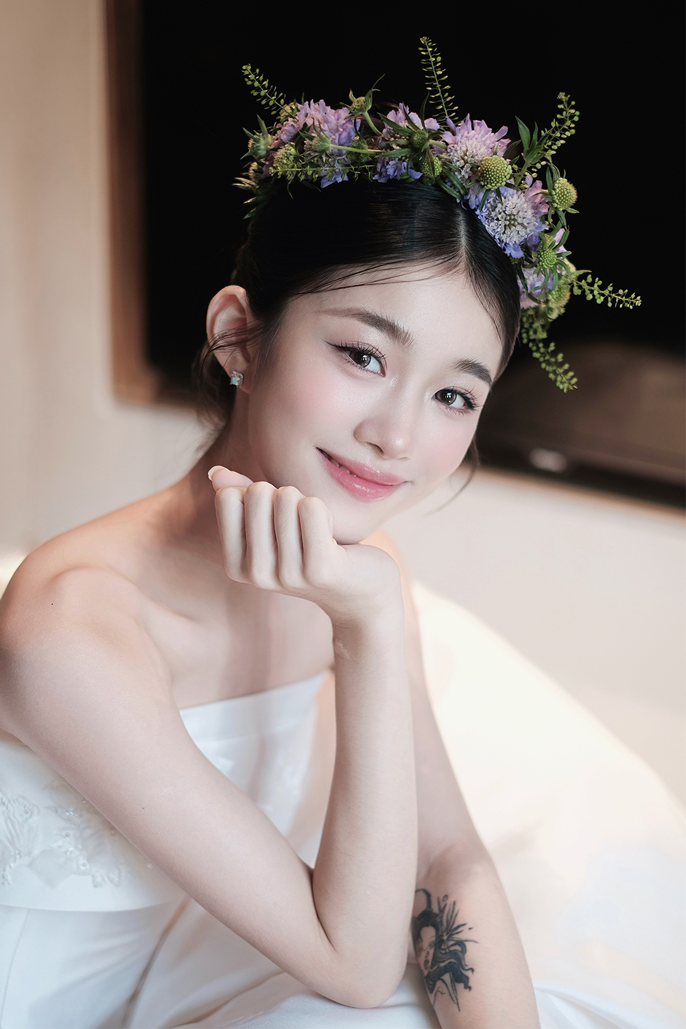 润尚美妆造型,新娘跟妆,时尚新娘造型,婚礼造型,新娘试妆照