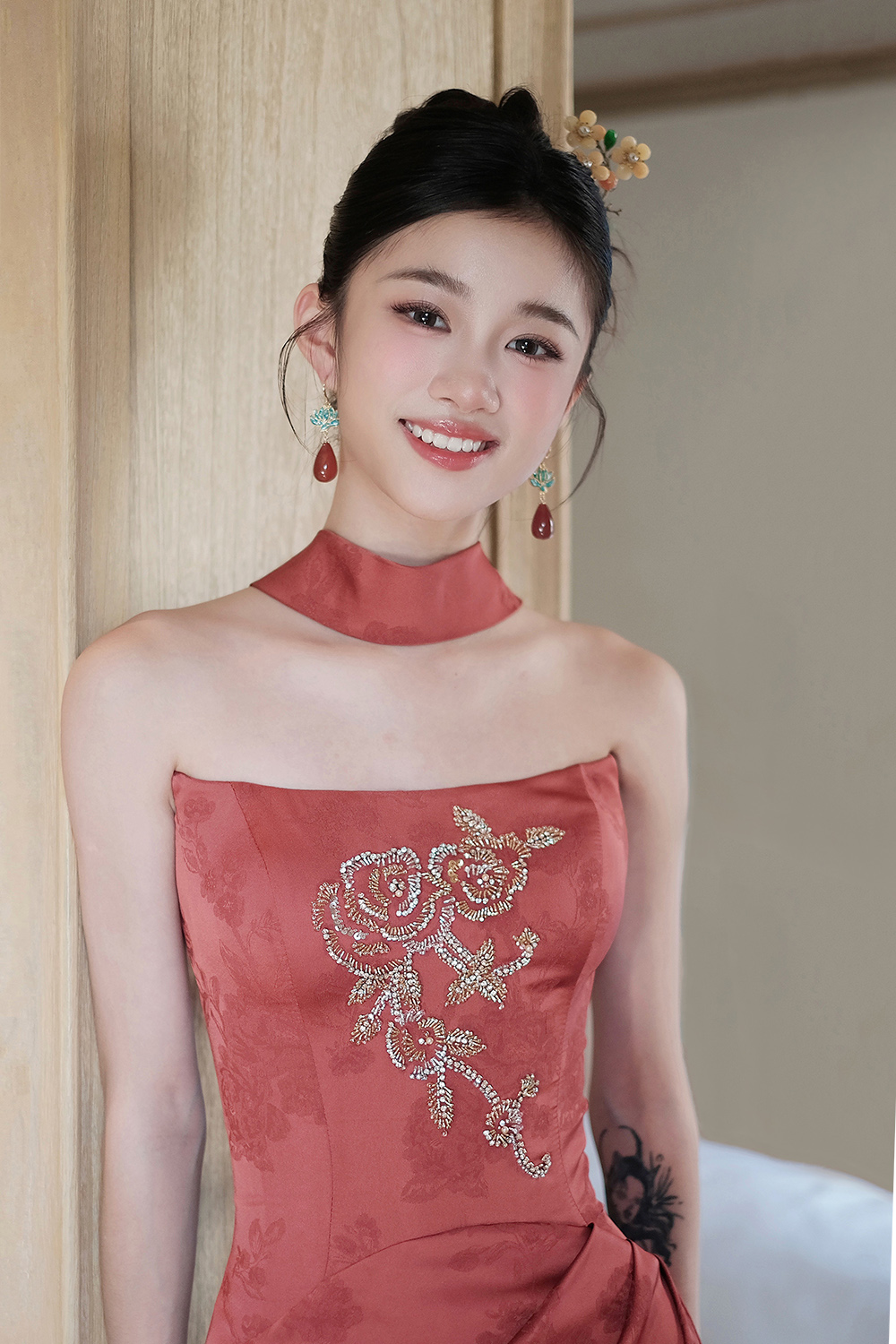 润尚美妆造型,新娘跟妆,时尚新娘造型,婚礼造型,新娘试妆照