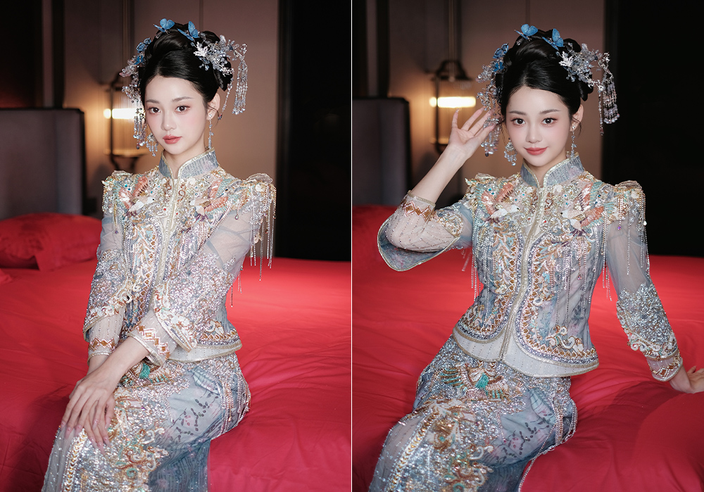 润尚美妆造型,新娘跟妆,时尚新娘造型,婚礼造型,新娘试妆照