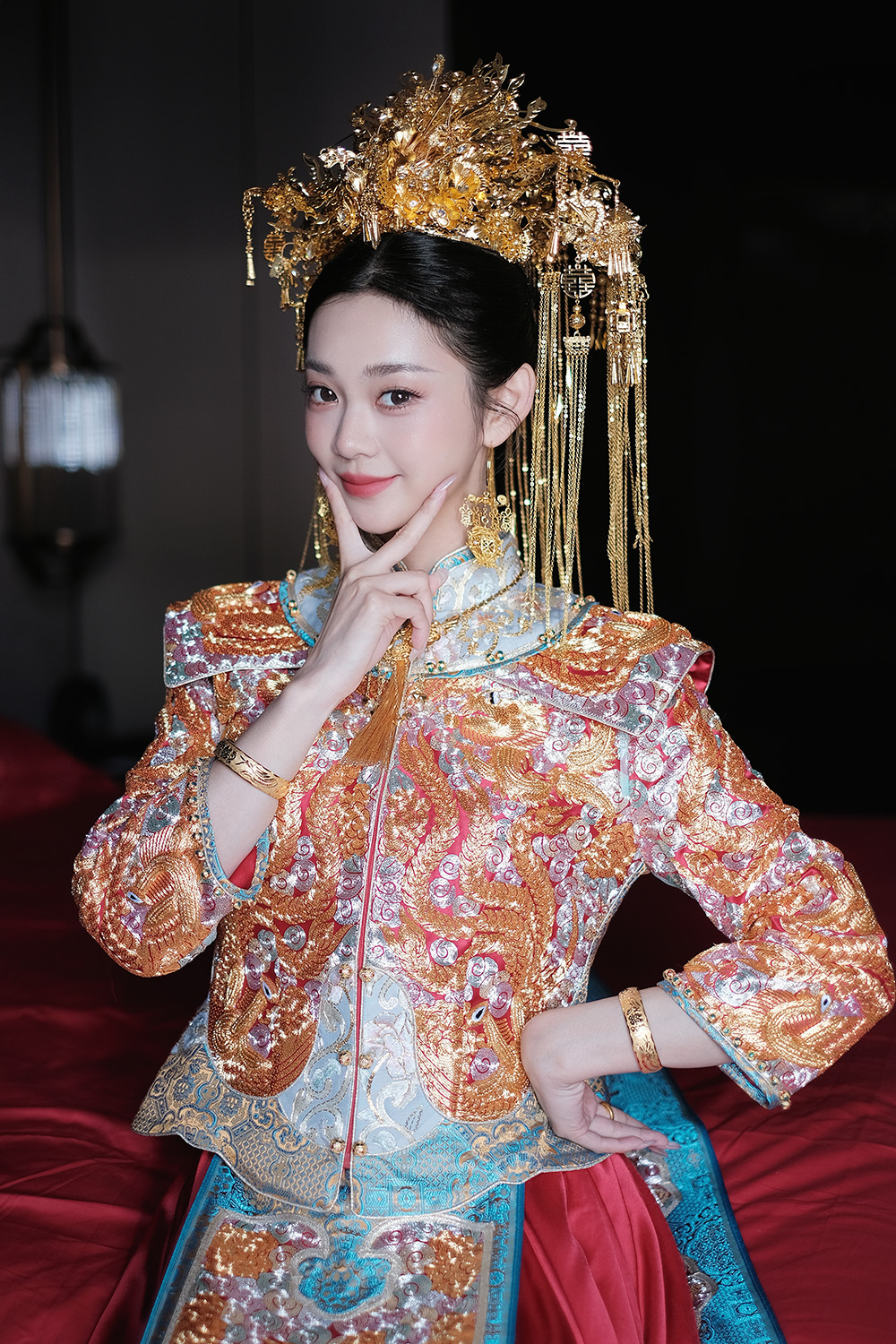 润尚美妆造型,新娘跟妆,时尚新娘造型,婚礼造型,新娘试妆照