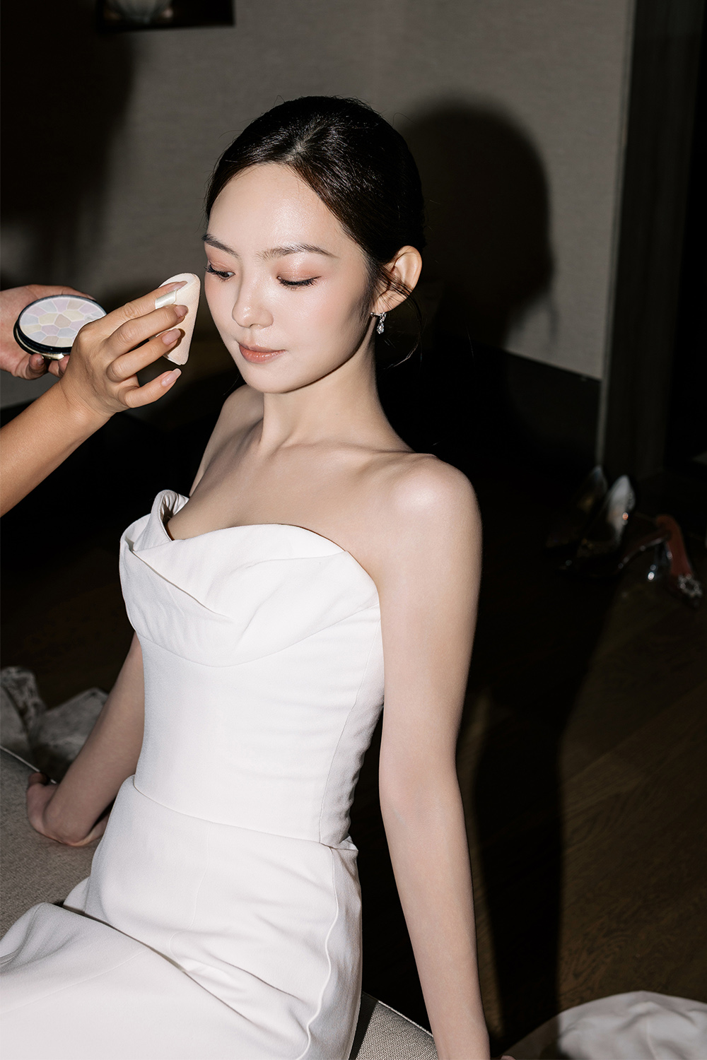 润尚美妆造型,新娘跟妆,时尚新娘造型,婚礼造型,新娘试妆照