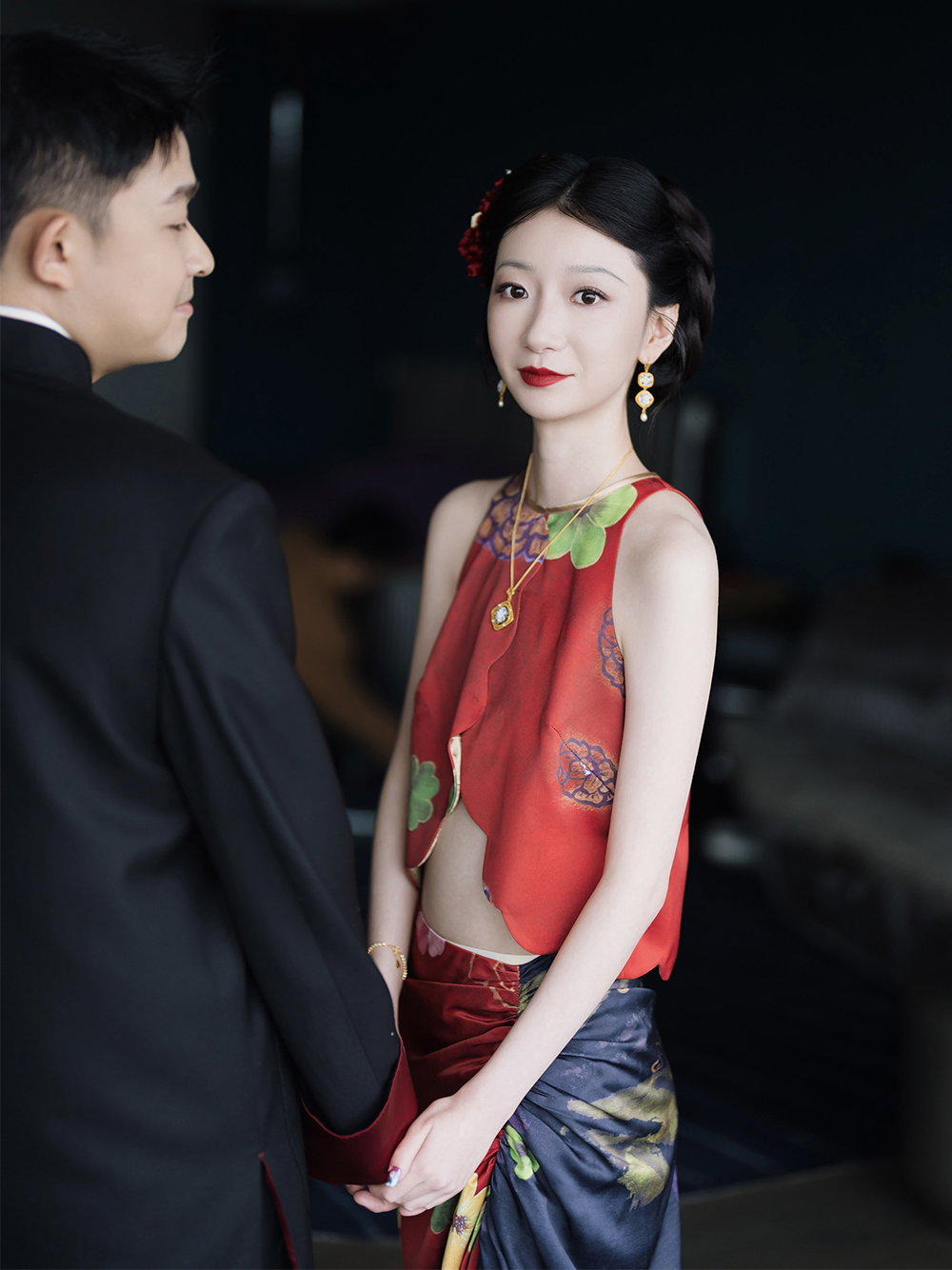 润尚美妆造型,新娘跟妆,时尚新娘造型,婚礼造型,新娘试妆照