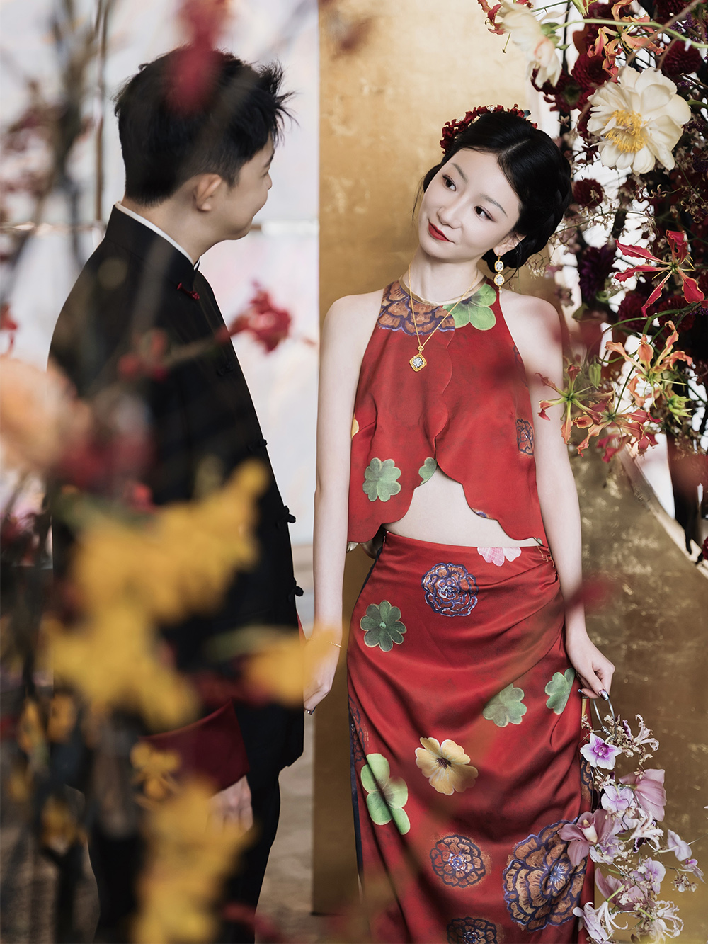 润尚美妆造型,新娘跟妆,时尚新娘造型,婚礼造型,新娘试妆照