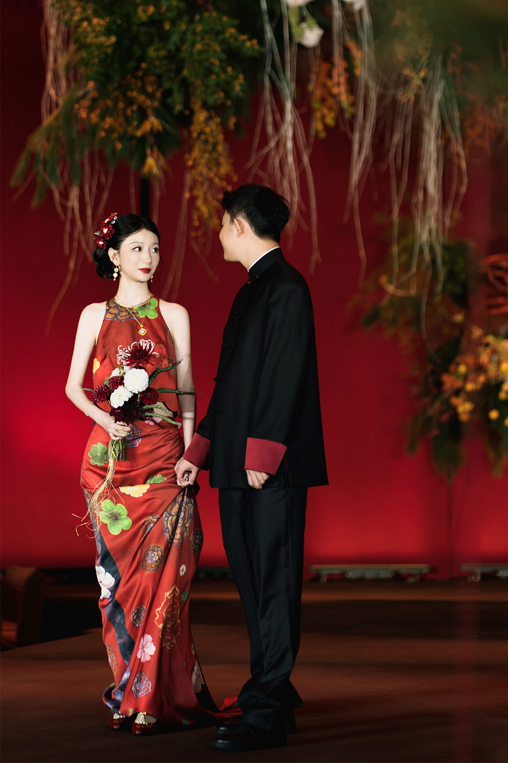 润尚美妆造型,新娘跟妆,时尚新娘造型,婚礼造型,新娘试妆照