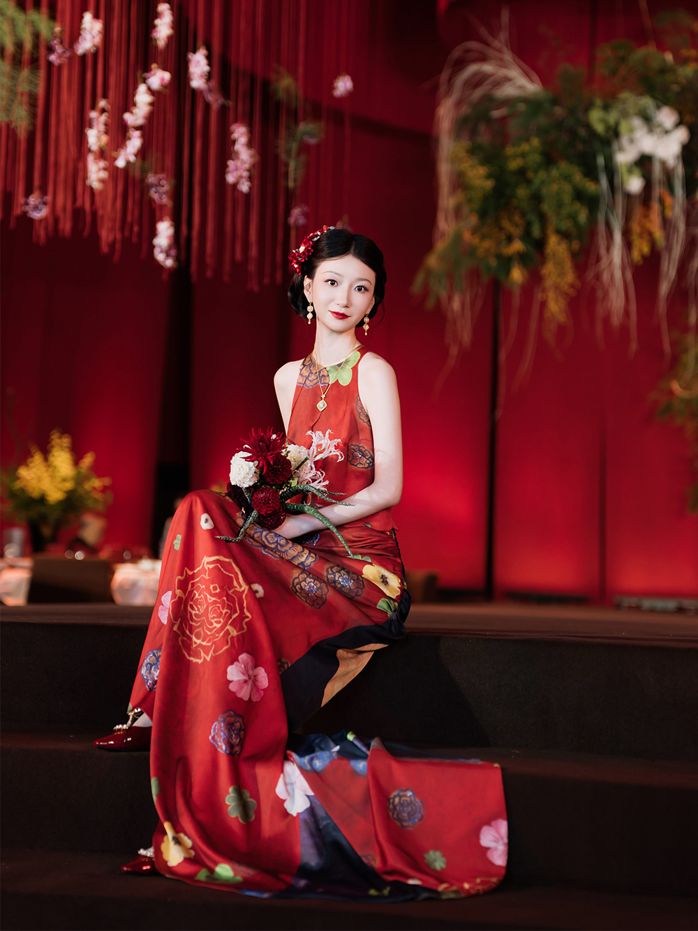 润尚美妆造型,新娘跟妆,时尚新娘造型,婚礼造型,新娘试妆照