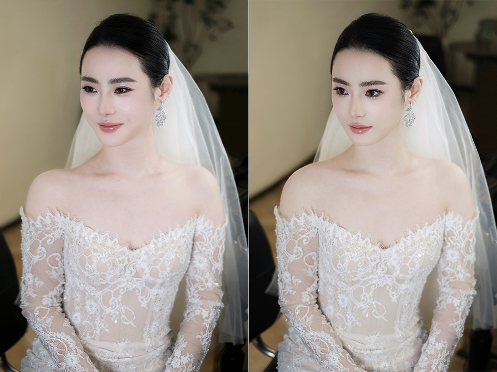 润尚美妆造型,新娘跟妆,时尚新娘造型,婚礼造型,新娘试妆照