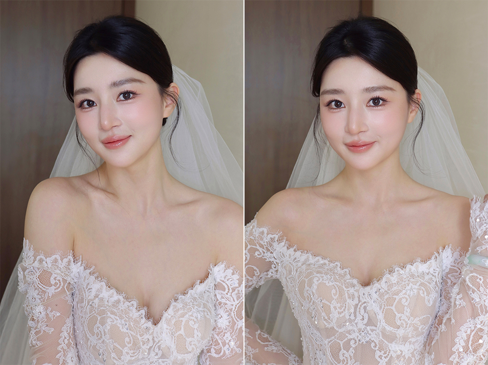 润尚美妆造型,新娘跟妆,时尚新娘造型,婚礼造型,新娘试妆照