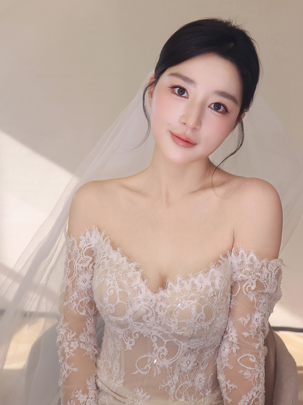 润尚美妆造型,新娘跟妆,时尚新娘造型,婚礼造型,新娘试妆照