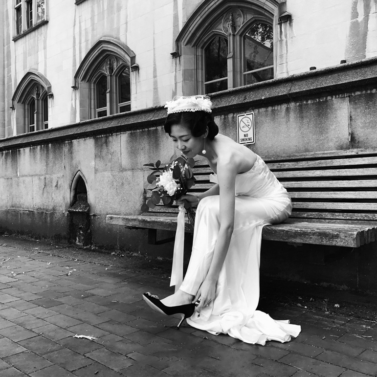 润尚美妆造型,新娘跟妆,时尚新娘造型,婚礼造型,新娘试妆照