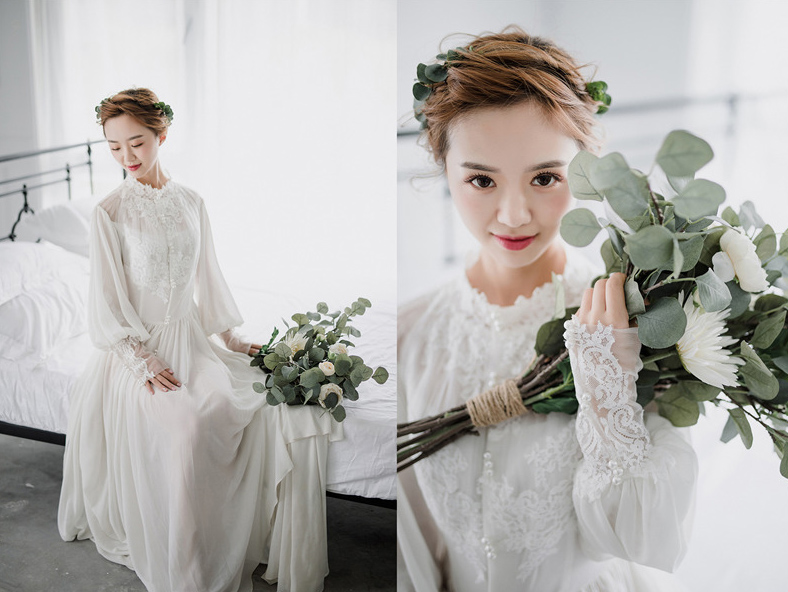 润尚美妆造型,新娘跟妆,时尚新娘造型,婚礼造型