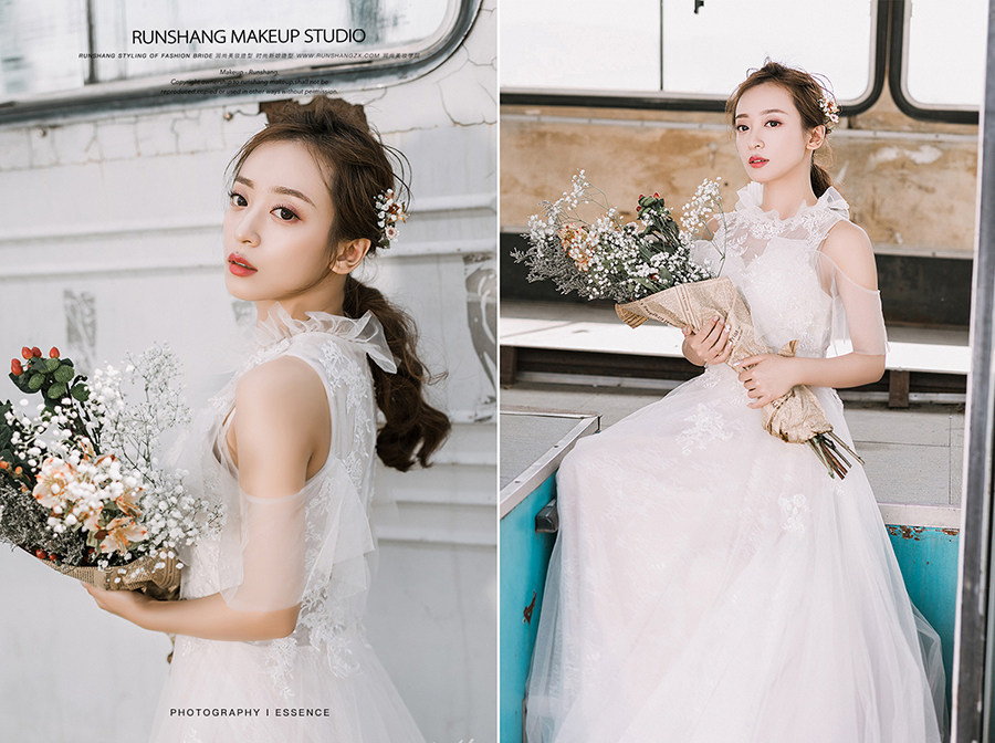 润尚美妆造型,新娘跟妆,时尚新娘造型,婚礼造型