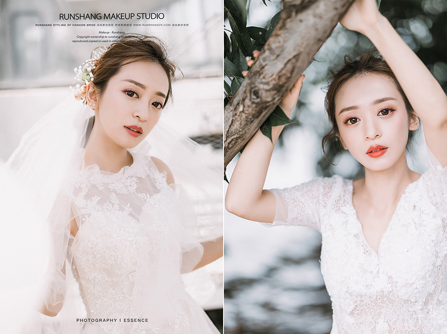 润尚美妆造型,新娘跟妆,时尚新娘造型,婚礼造型