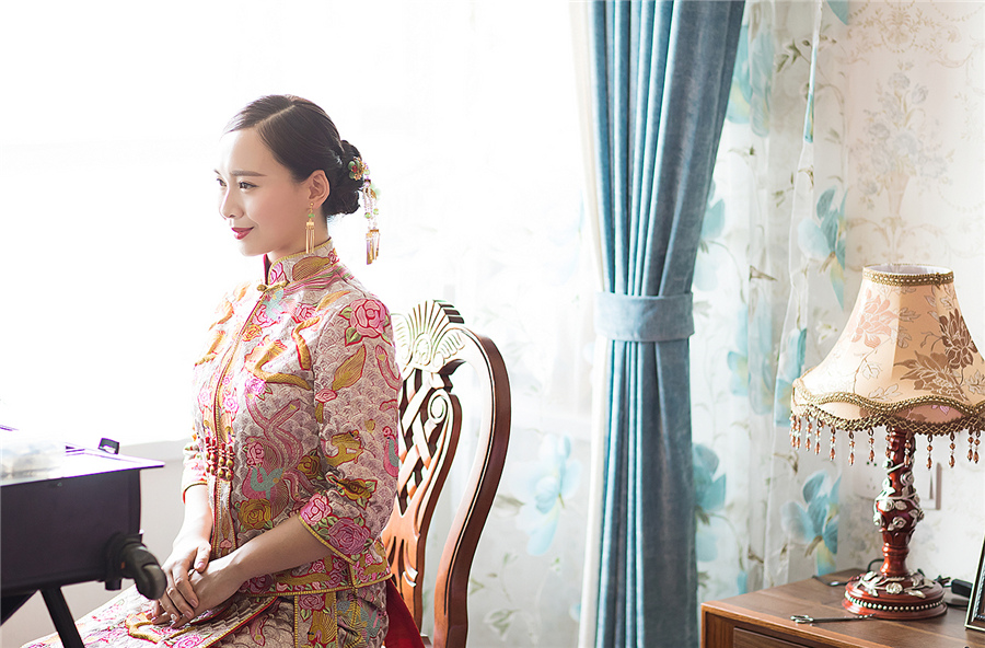 润尚美妆造型,新娘跟妆,时尚新娘造型,婚礼造型