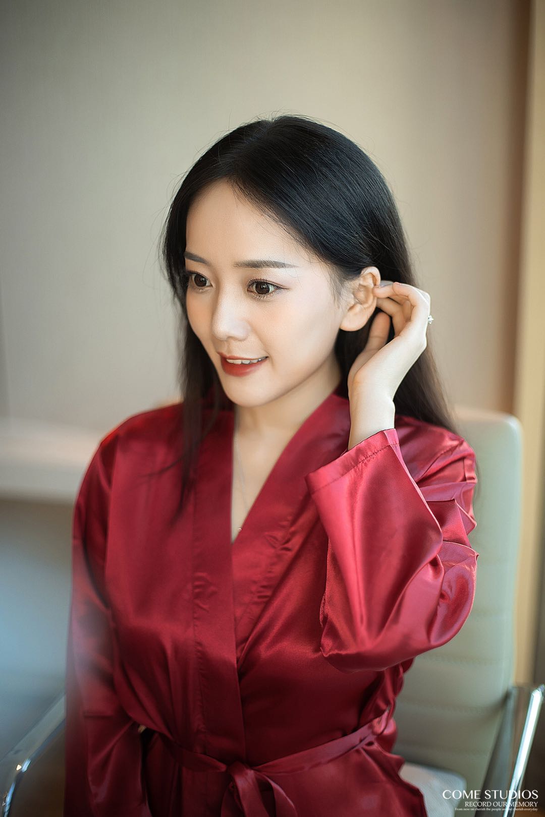 润尚美妆造型,新娘跟妆,时尚新娘造型,婚礼造型,试妆照