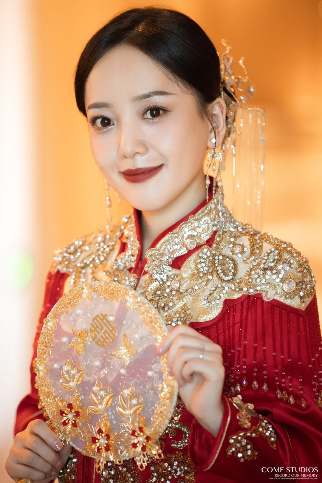 润尚美妆造型,新娘跟妆,时尚新娘造型,婚礼造型,试妆照