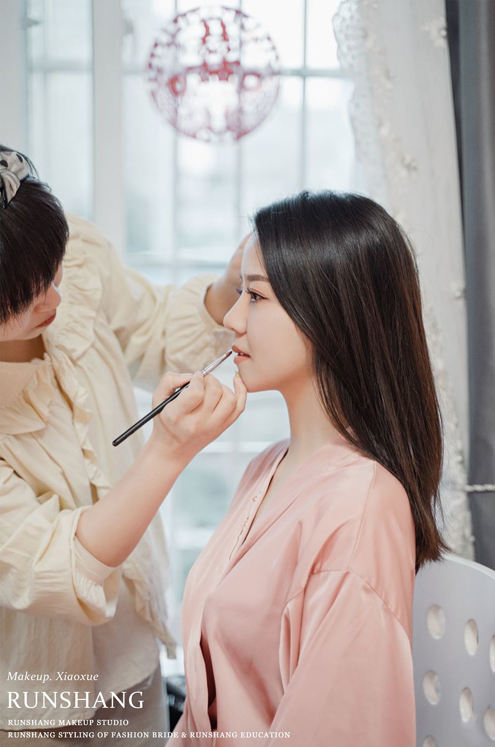 润尚美妆造型,新娘跟妆,时尚新娘造型,婚礼造型,试妆照