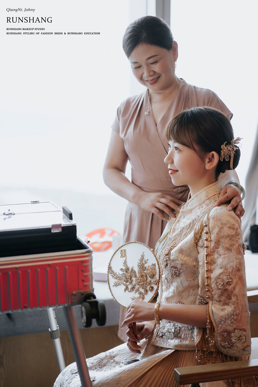 润尚美妆造型,新娘跟妆,时尚新娘造型,婚礼造型,试妆照