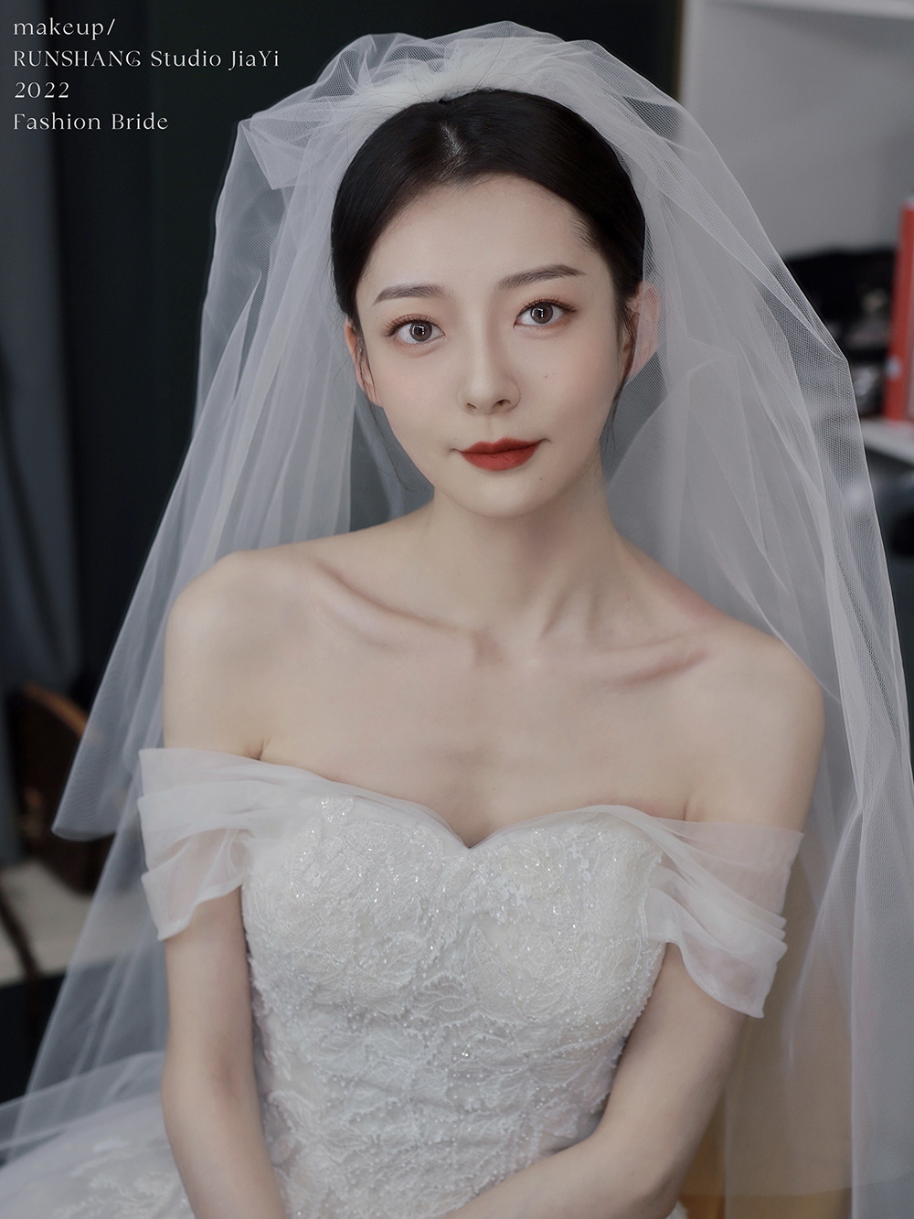 润尚美妆造型,新娘跟妆,时尚新娘造型,婚礼造型,试妆照