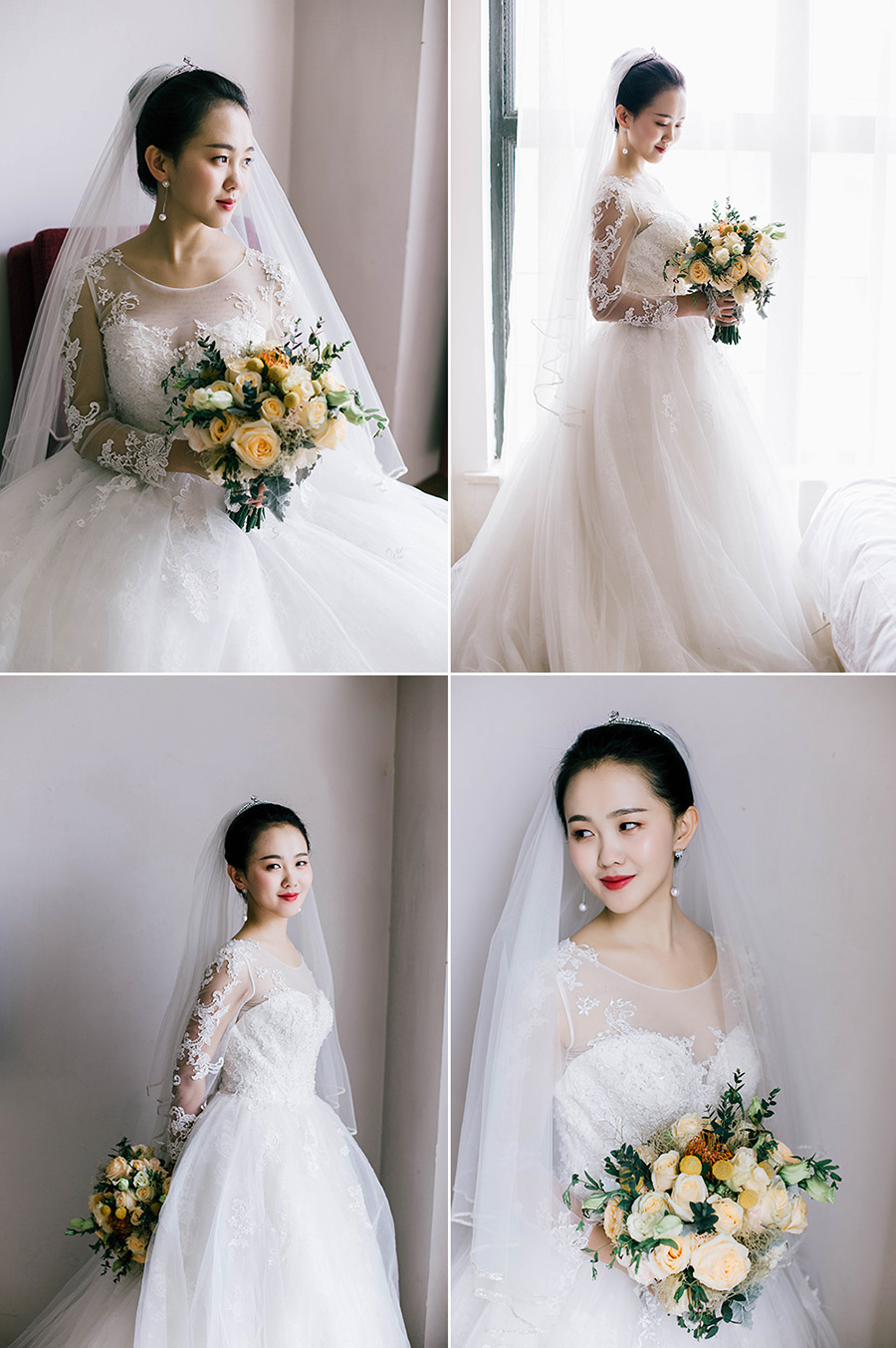 润尚美妆造型,新娘跟妆,时尚新娘造型,婚礼造型,试妆照