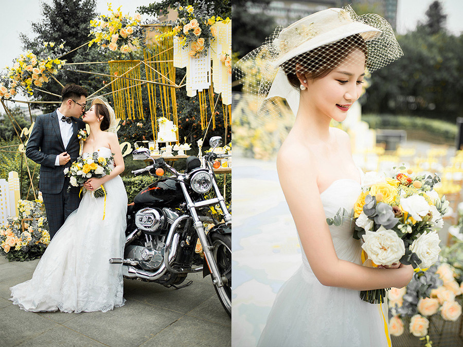 润尚美妆造型,新娘跟妆,时尚新娘造型,婚礼造型,试妆照