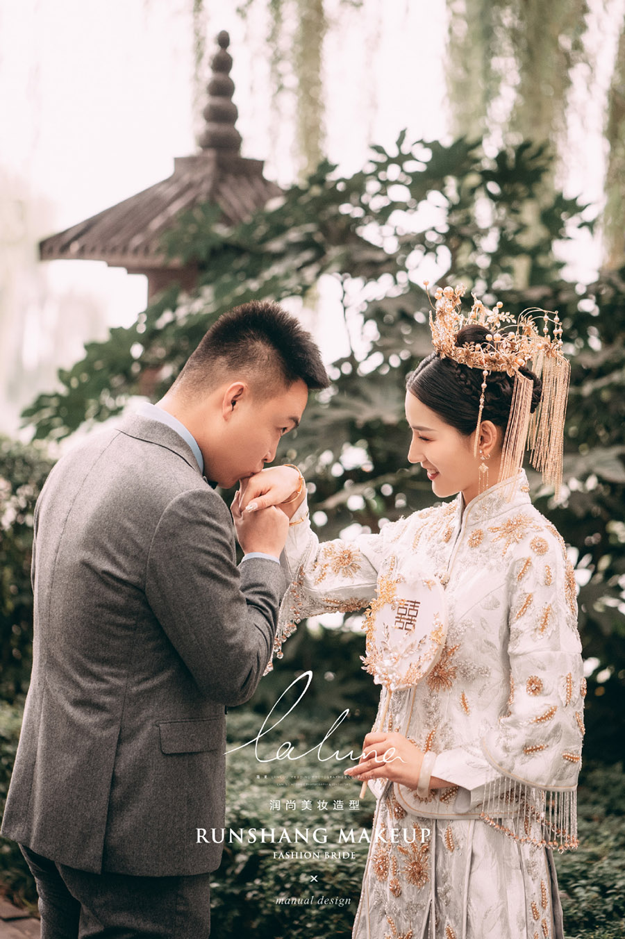 润尚美妆造型,新娘跟妆,时尚新娘造型,婚礼造型,试妆照