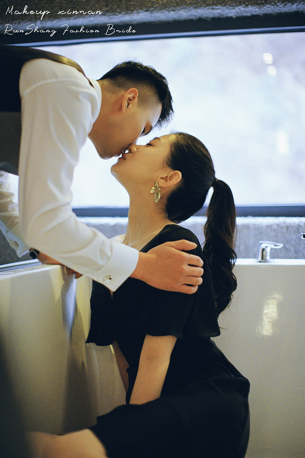 润尚美妆造型,新娘跟妆,时尚新娘造型,婚礼造型,试妆照