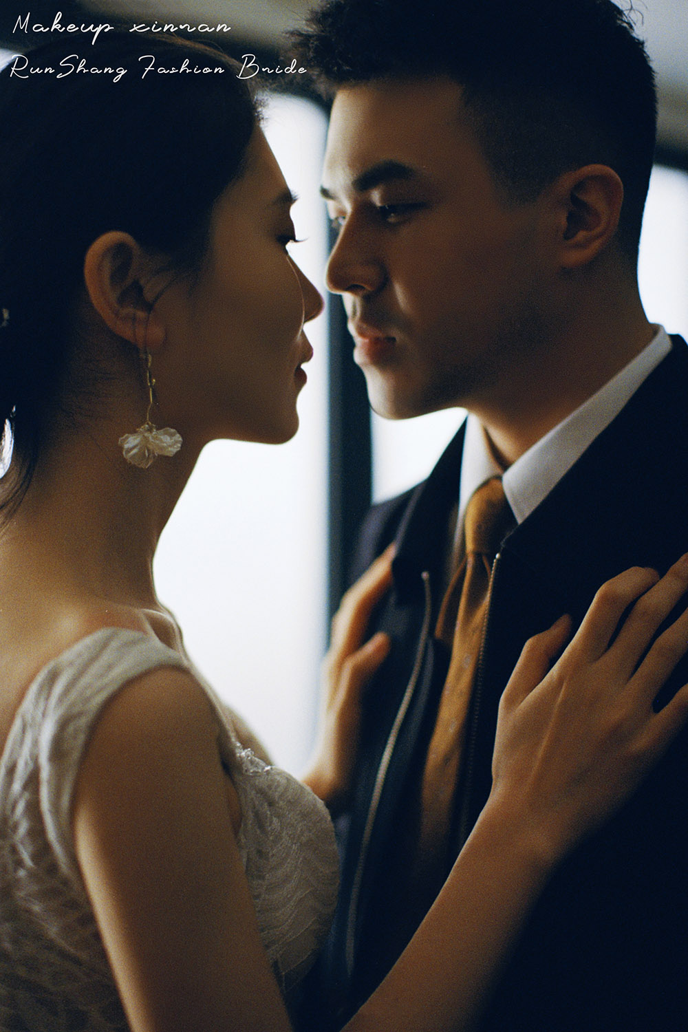 润尚美妆造型,新娘跟妆,时尚新娘造型,婚礼造型,试妆照