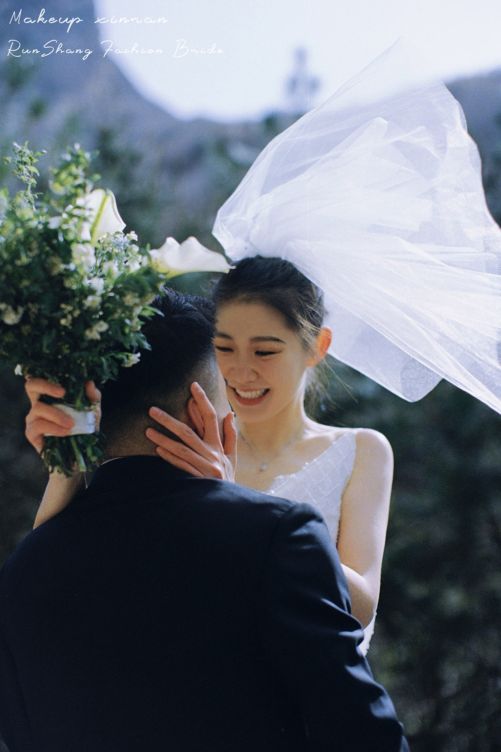 润尚美妆造型,新娘跟妆,时尚新娘造型,婚礼造型,试妆照