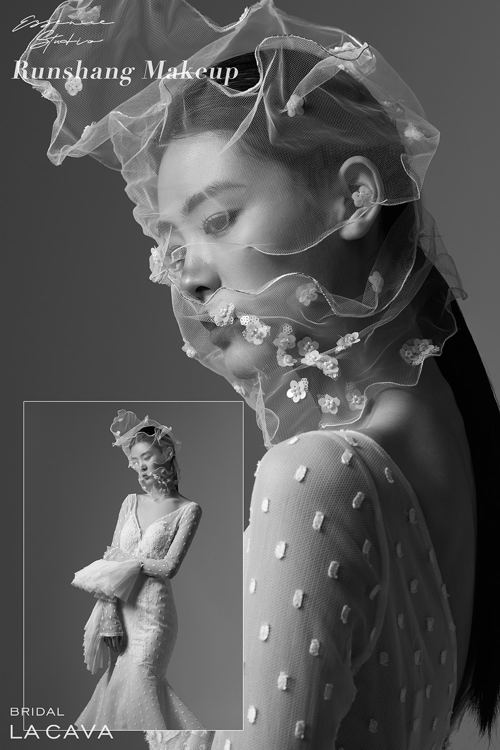 润尚美妆造型,新娘跟妆,时尚新娘造型,婚礼造型,试妆照