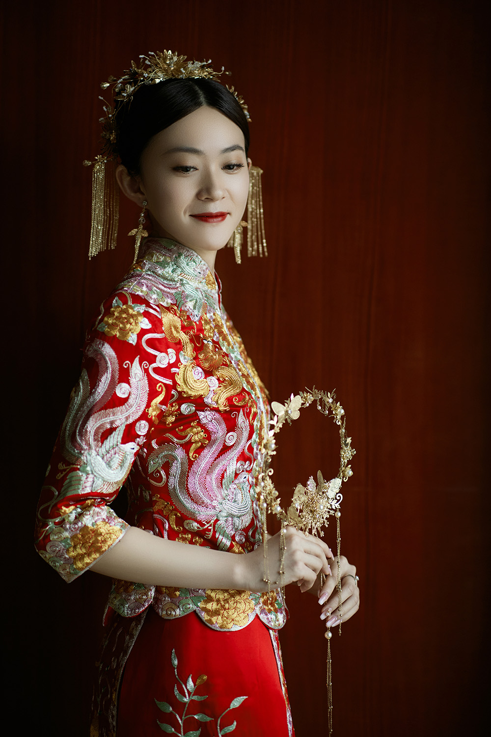 润尚美妆造型,新娘跟妆,时尚新娘造型,婚礼造型,试妆照