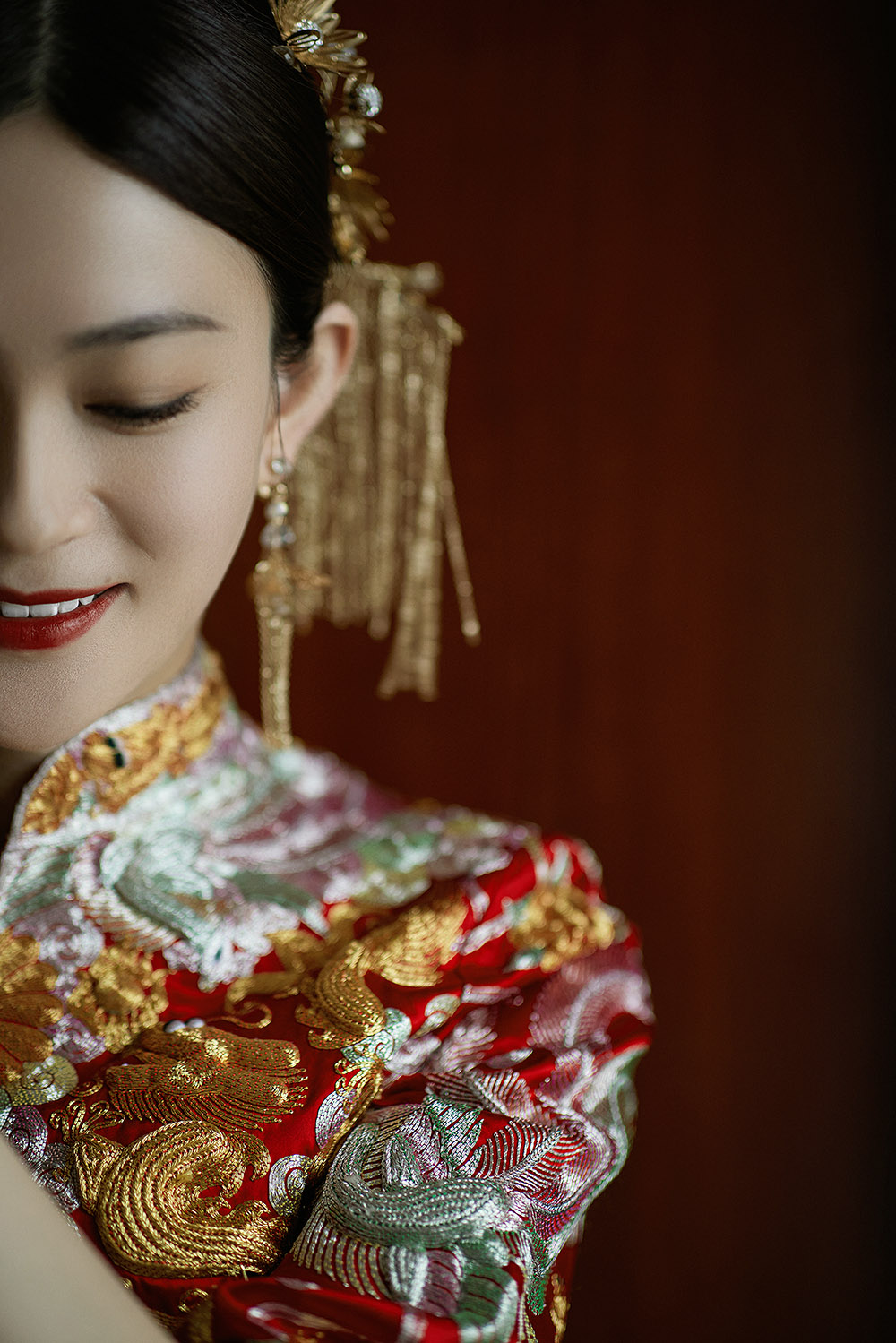 润尚美妆造型,新娘跟妆,时尚新娘造型,婚礼造型,试妆照