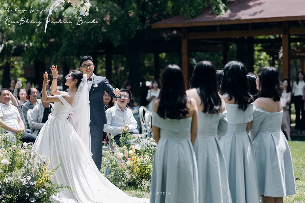 润尚美妆造型,新娘跟妆,时尚新娘造型,婚礼造型,试妆照