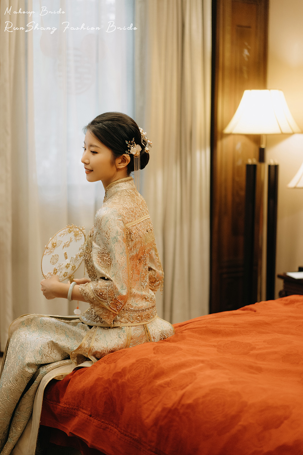 润尚美妆造型,新娘跟妆,时尚新娘造型,婚礼造型,试妆照