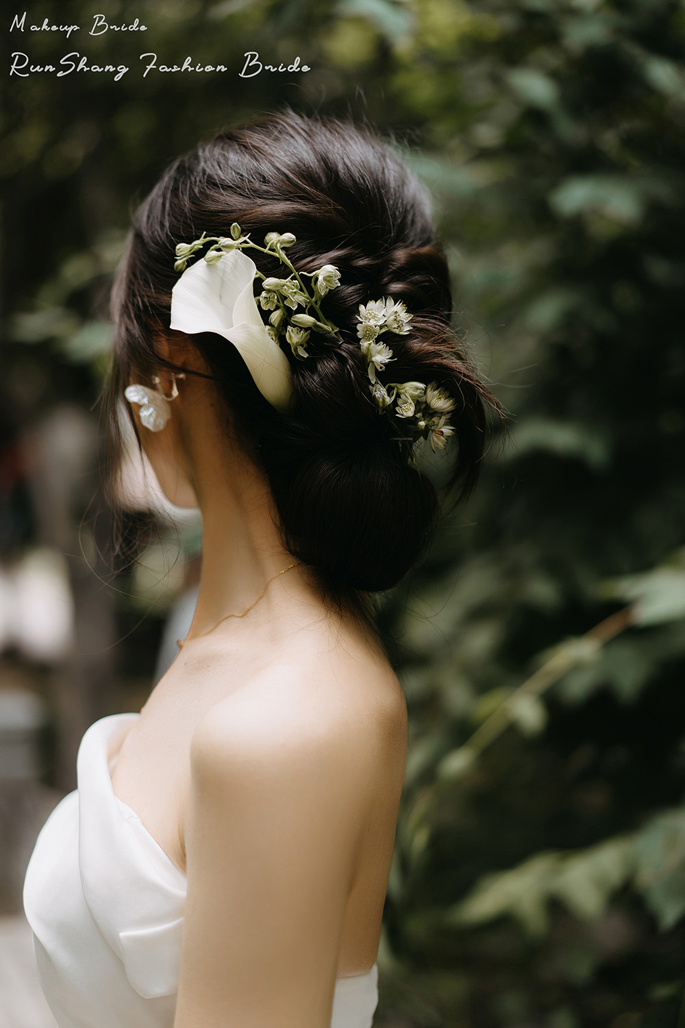 润尚美妆造型,新娘跟妆,时尚新娘造型,婚礼造型,试妆照