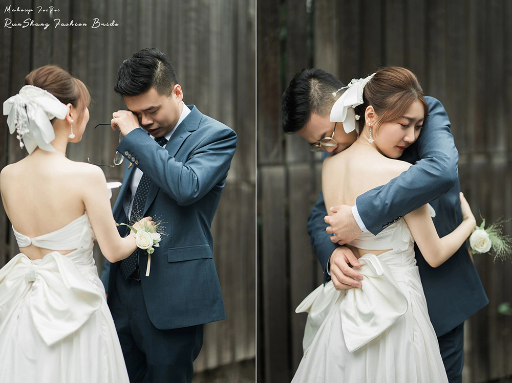 润尚美妆造型,新娘跟妆,时尚新娘造型,婚礼造型,试妆照