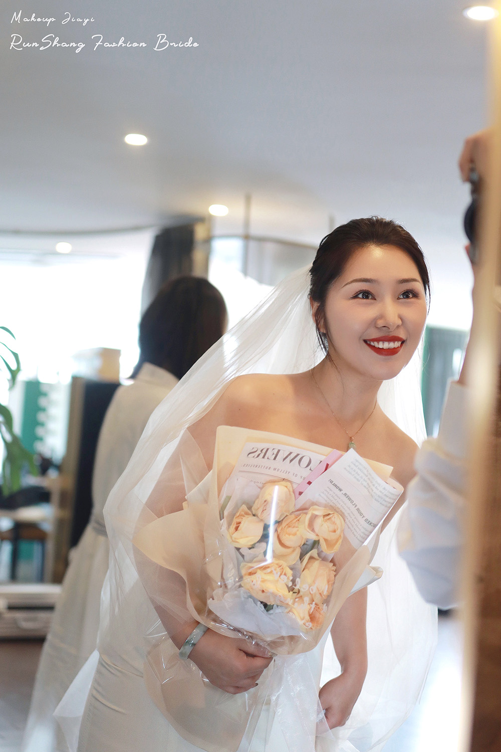 润尚美妆造型,新娘跟妆,时尚新娘造型,婚礼造型,试妆照