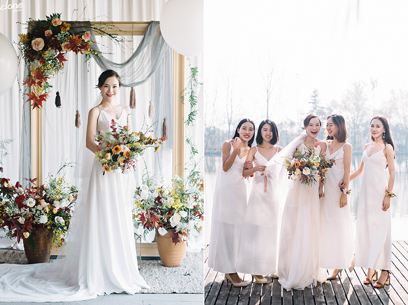 润尚美妆造型,新娘跟妆,时尚新娘造型,婚礼造型,试妆照