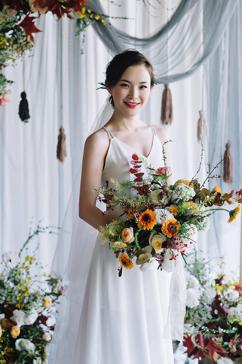 润尚美妆造型,新娘跟妆,时尚新娘造型,婚礼造型,试妆照