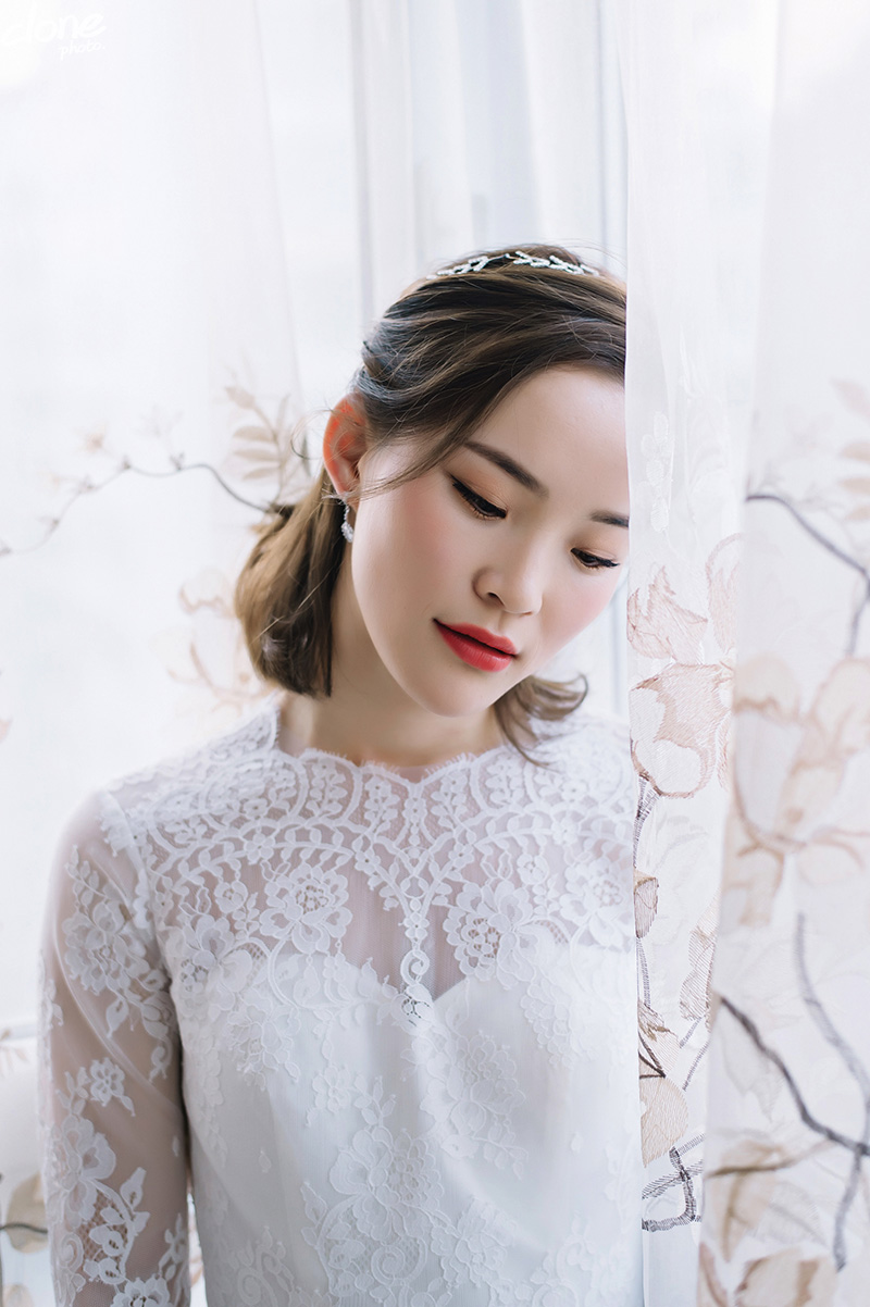 润尚美妆造型,新娘跟妆,时尚新娘造型,婚礼造型,试妆照