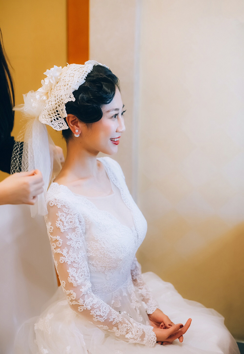 润尚美妆造型,新娘跟妆,时尚新娘造型,婚礼造型,试妆照