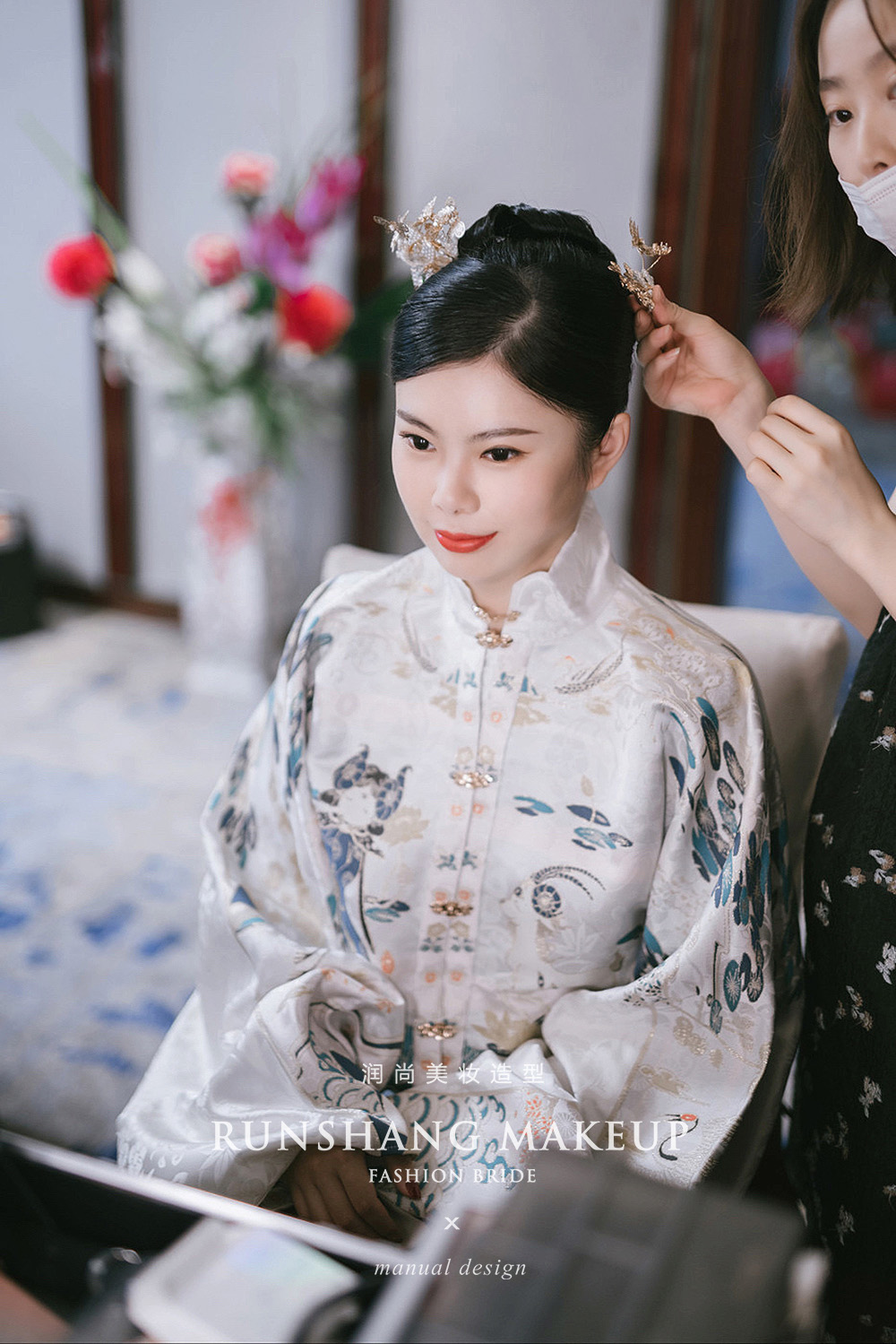 润尚美妆造型,新娘跟妆,时尚新娘造型,婚礼造型,试妆照