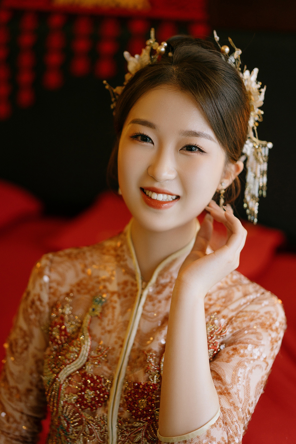 润尚美妆造型,新娘跟妆,时尚新娘造型,婚礼造型