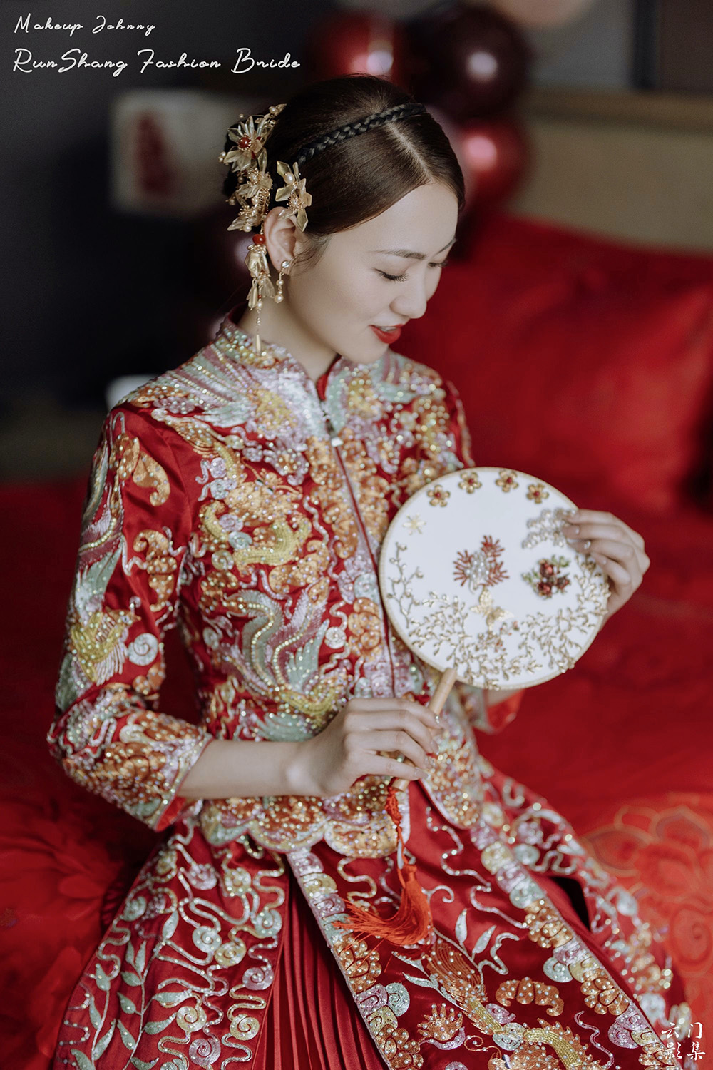 润尚美妆造型,新娘跟妆,时尚新娘造型,婚礼造型